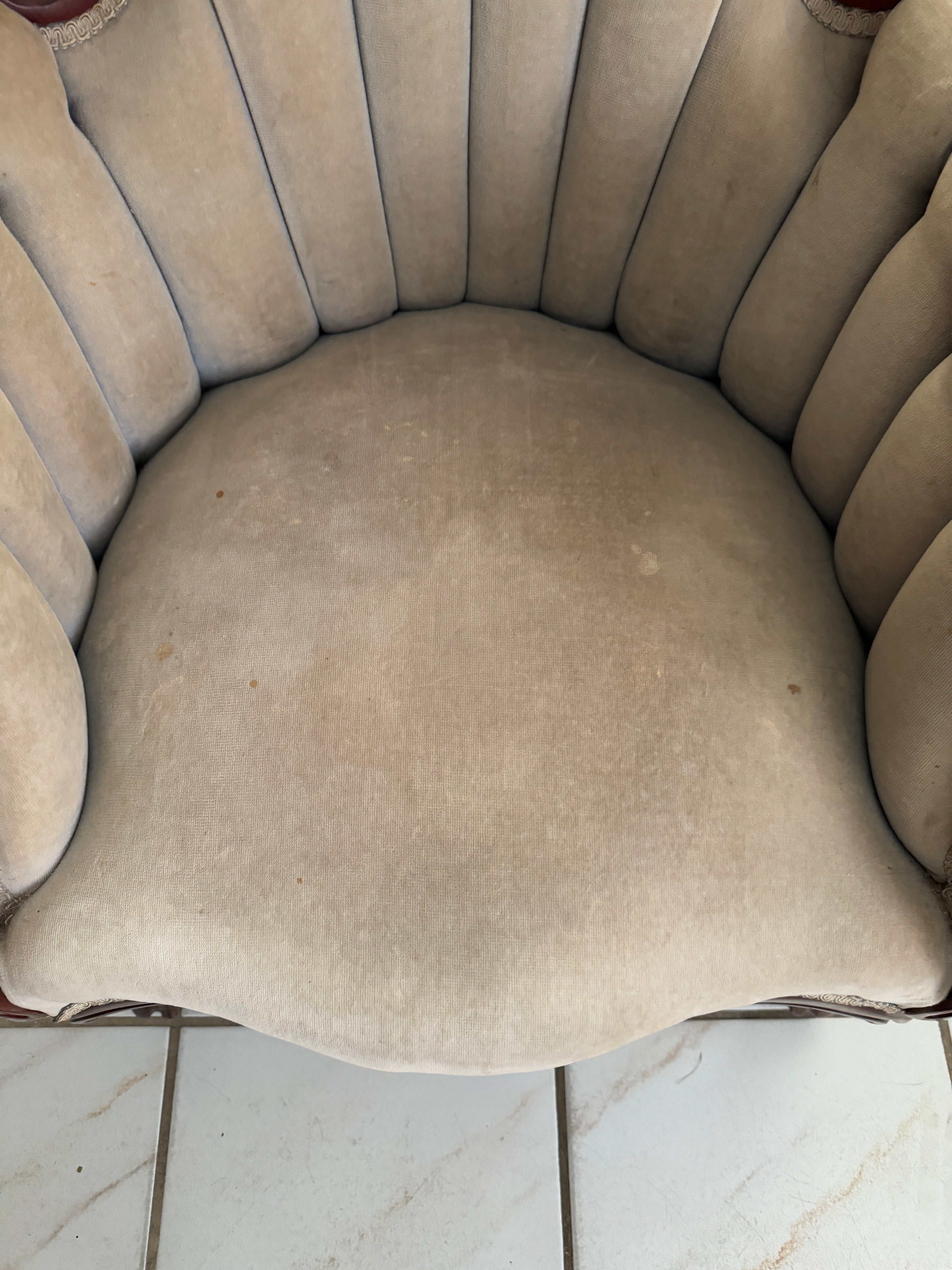 Kimball Victorian Mahogany Parlor Chair - Gentleman's Chair