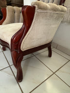 Kimball Victorian Mahogany Parlor Chair - Gentleman's Chair