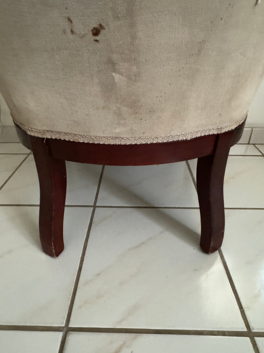 Kimball Victorian Mahogany Parlor Chair - Gentleman's Chair