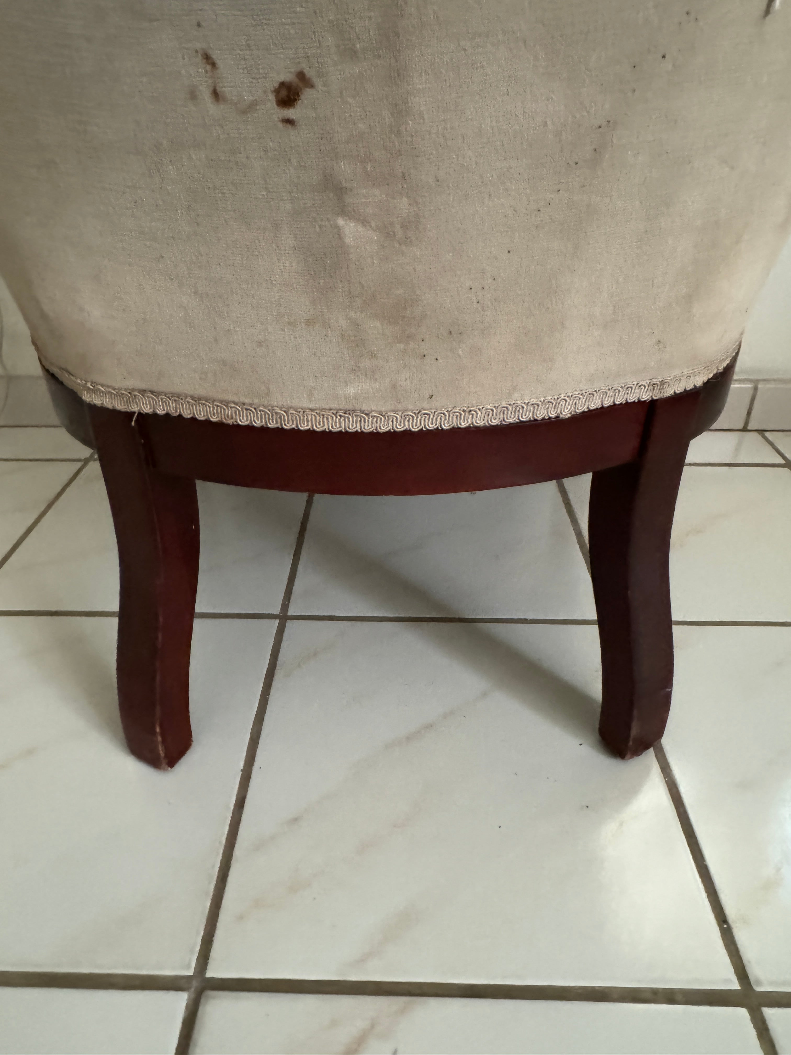Vintage Kimball Victorian Mahogany Parlor Chairs - Set of Two Ladies and Gentleman's Chairs