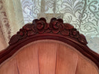 Vintage  Kimball Victorian Mahogany Parlor Chair - Ladies Chair