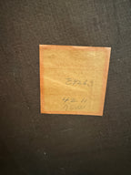 1940s Victorian Carved Mahogany Red Wine Velvet Parlor Settee /Loveseat / Sofa / Couch