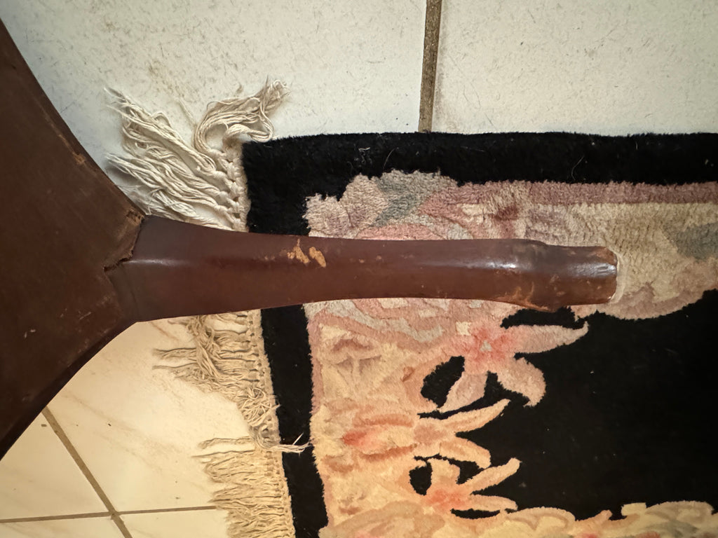 1940s Victorian Carved Mahogany Red Wine Velvet Parlor Settee /Loveseat / Sofa / Couch