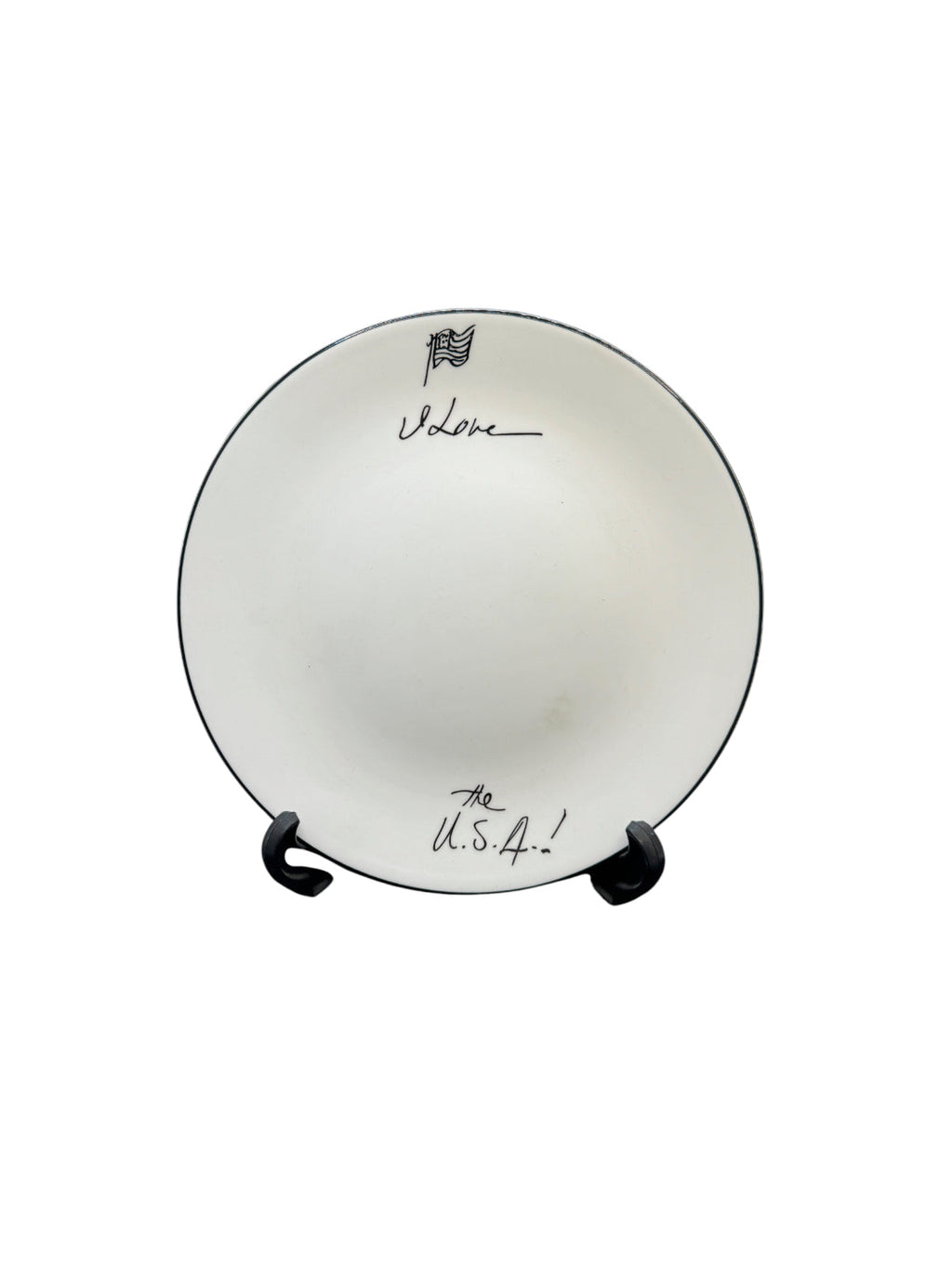 Vera Wang "I Love the USA" Collectors Plates by Wedgewood, Limited Edition