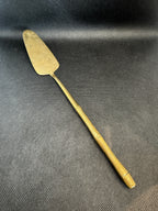 Vintage Brass Faux Bamboo Serving Set - Set of 3