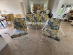 1970s Palm Beach Regency Wrought Iron Patio Set - Sofa and 2 Arm Chairs