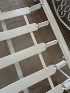 1970s Palm Beach Regency Wrought Iron Patio Set - Sofa and 2 Arm Chairs