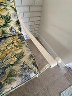 1970s Palm Beach Regency Wrought Iron Patio Set - Sofa and 2 Arm Chairs