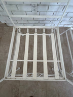 1970s Palm Beach Regency Wrought Iron Patio Set - Sofa and 2 Arm Chairs