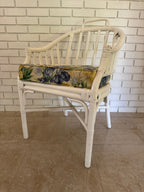 Vintage 1960s Maguire Style Rattan Arm Chair