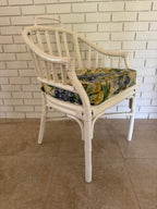 Vintage 1960s Maguire Style Rattan Arm Chair