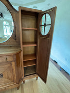 Deco Style Antique Mirrored Cabinet Buffet Sideboard