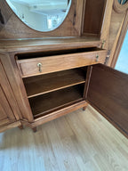 Deco Style Antique Mirrored Cabinet Buffet Sideboard