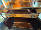 Antique English Rosewood & Marquetry Chiffonier Server Buffet - 19th century