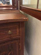 Antique China Cabinet, Display Cabinet Hutch, Bookshelf