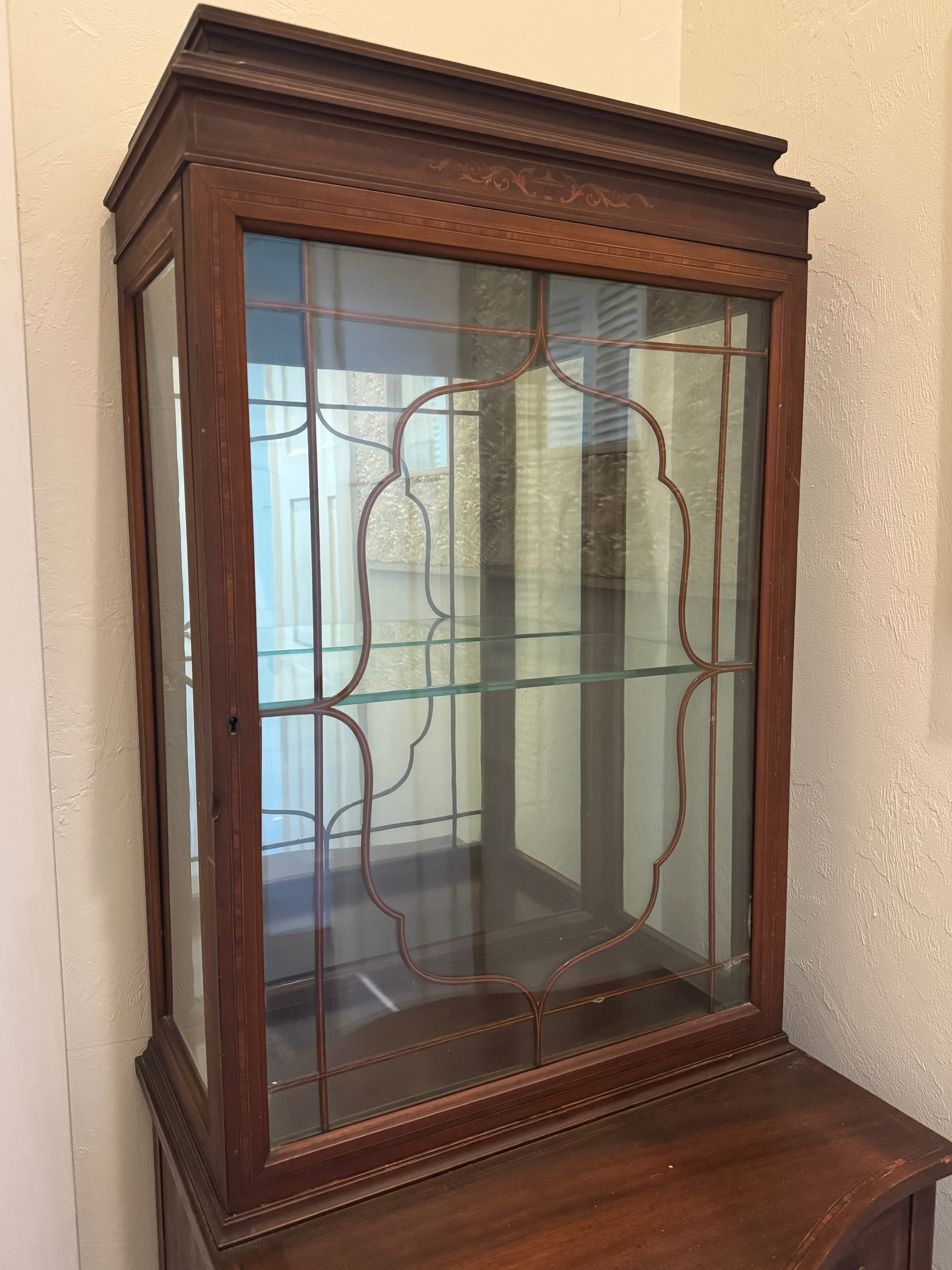Antique China Cabinet, Display Cabinet Hutch, Bookshelf