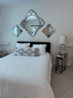 Pottery Barn Scalloped Wall Mirrors Set of 3