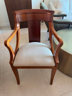 Baker Furniture Palladian Collection Neoclassic Style Extension Dining Table with 8 Chairs
