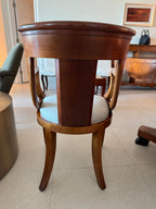 Baker Furniture Palladian Collection Neoclassic Style Extension Dining Table with 8 Chairs
