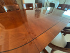 Baker Furniture Palladian Collection Neoclassic Style Extension Dining Table with 8 Chairs