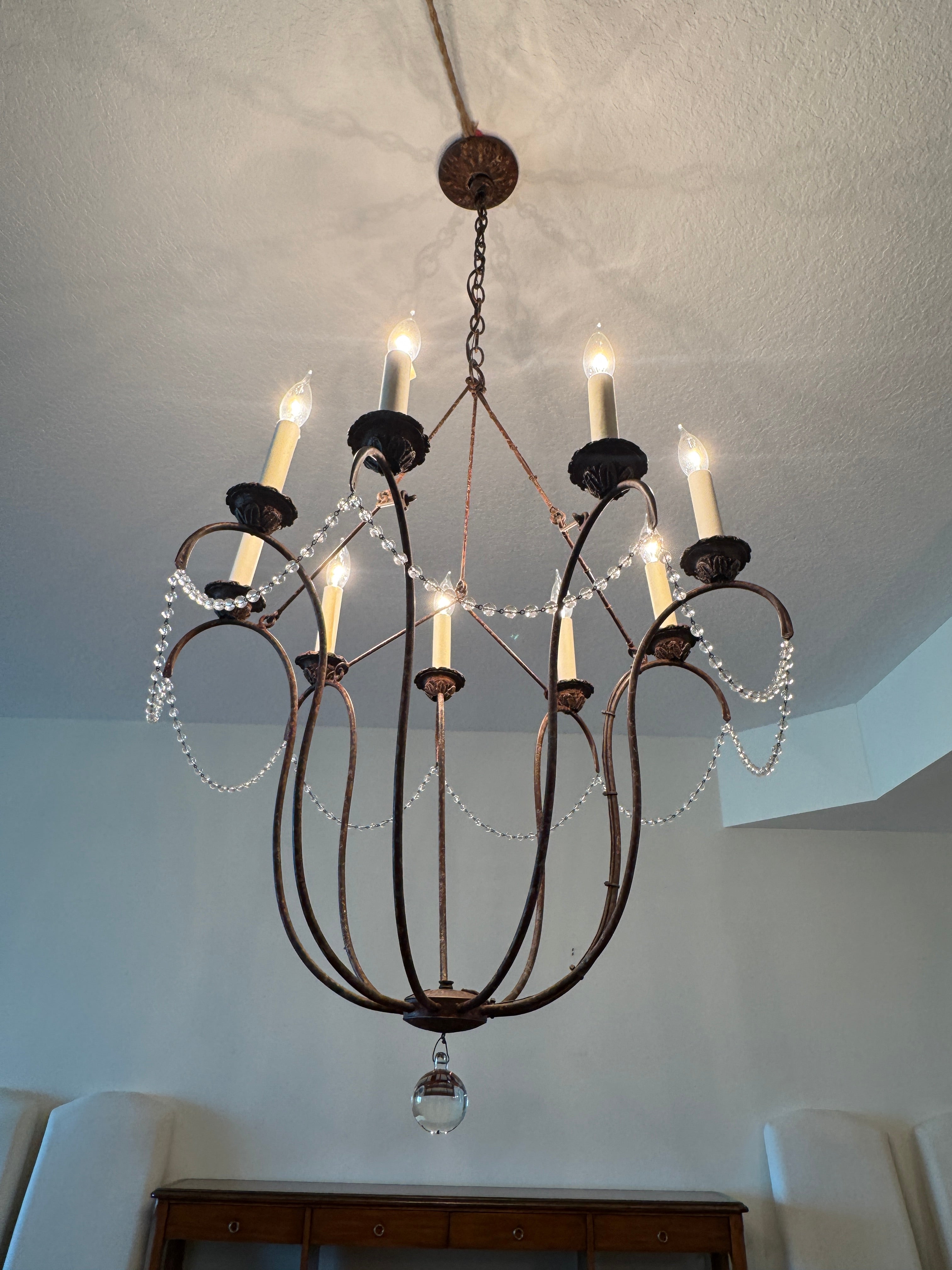 Niermann Weeks 9 Arm Italian Chandelier