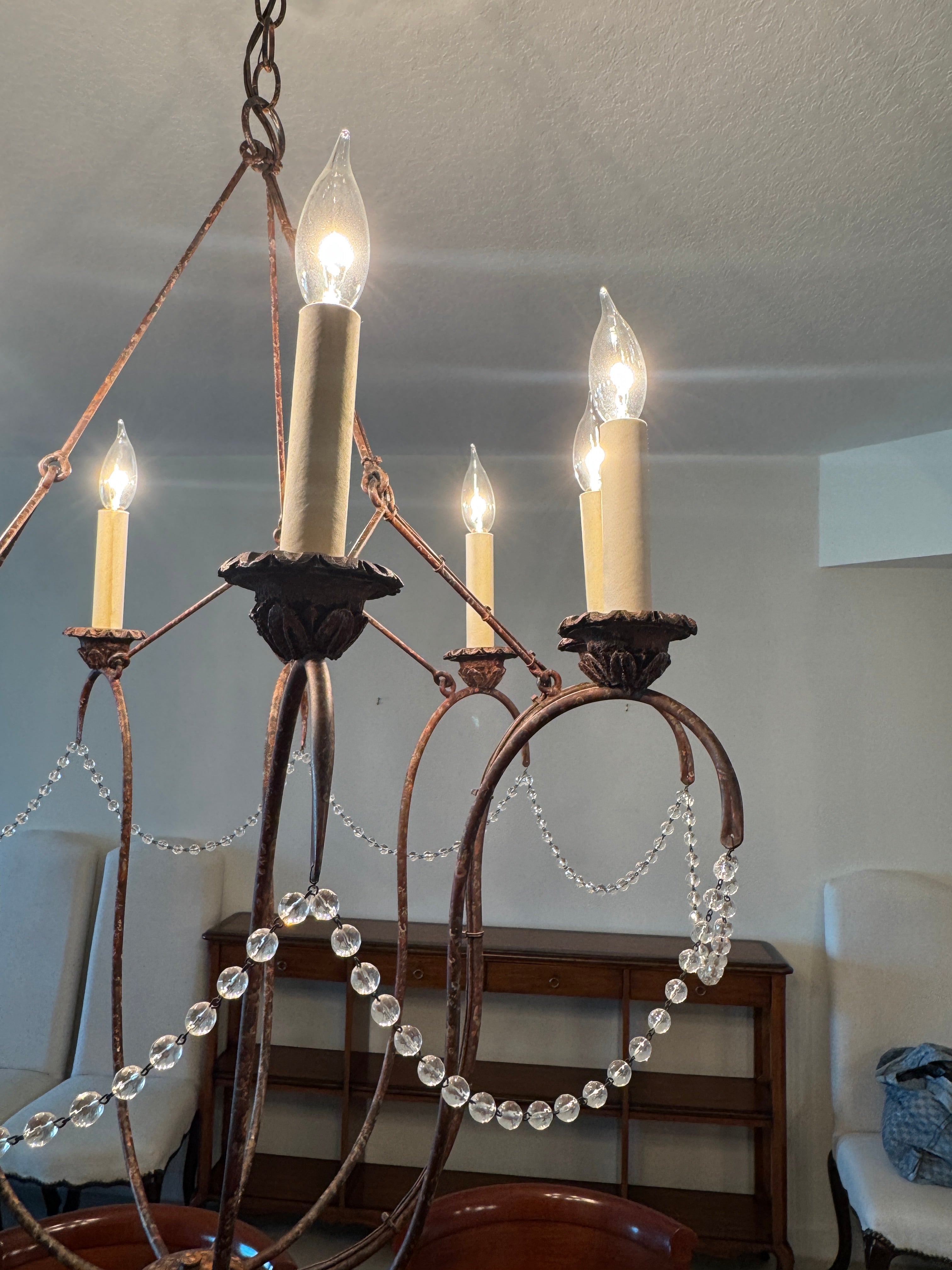 Niermann Weeks 9 Arm Italian Chandelier