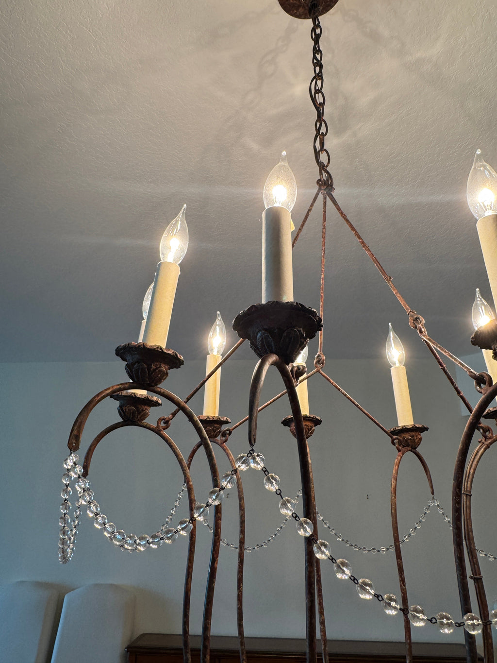 Niermann Weeks 9 Arm Italian Chandelier