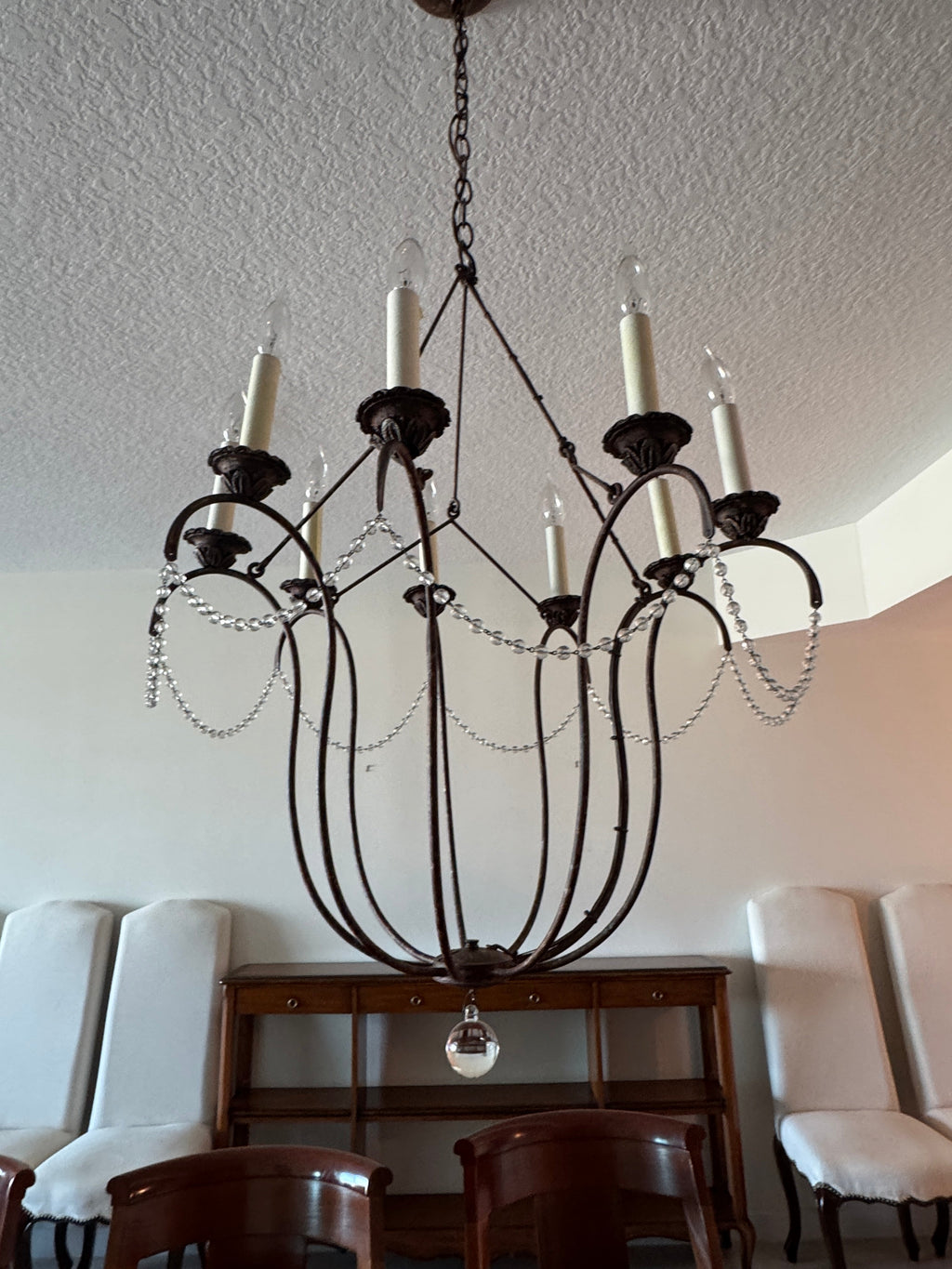 Niermann Weeks 9 Arm Italian Chandelier