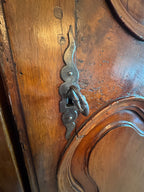 Antique 18th Century French Provincial Louis XVI Walnut Armoire