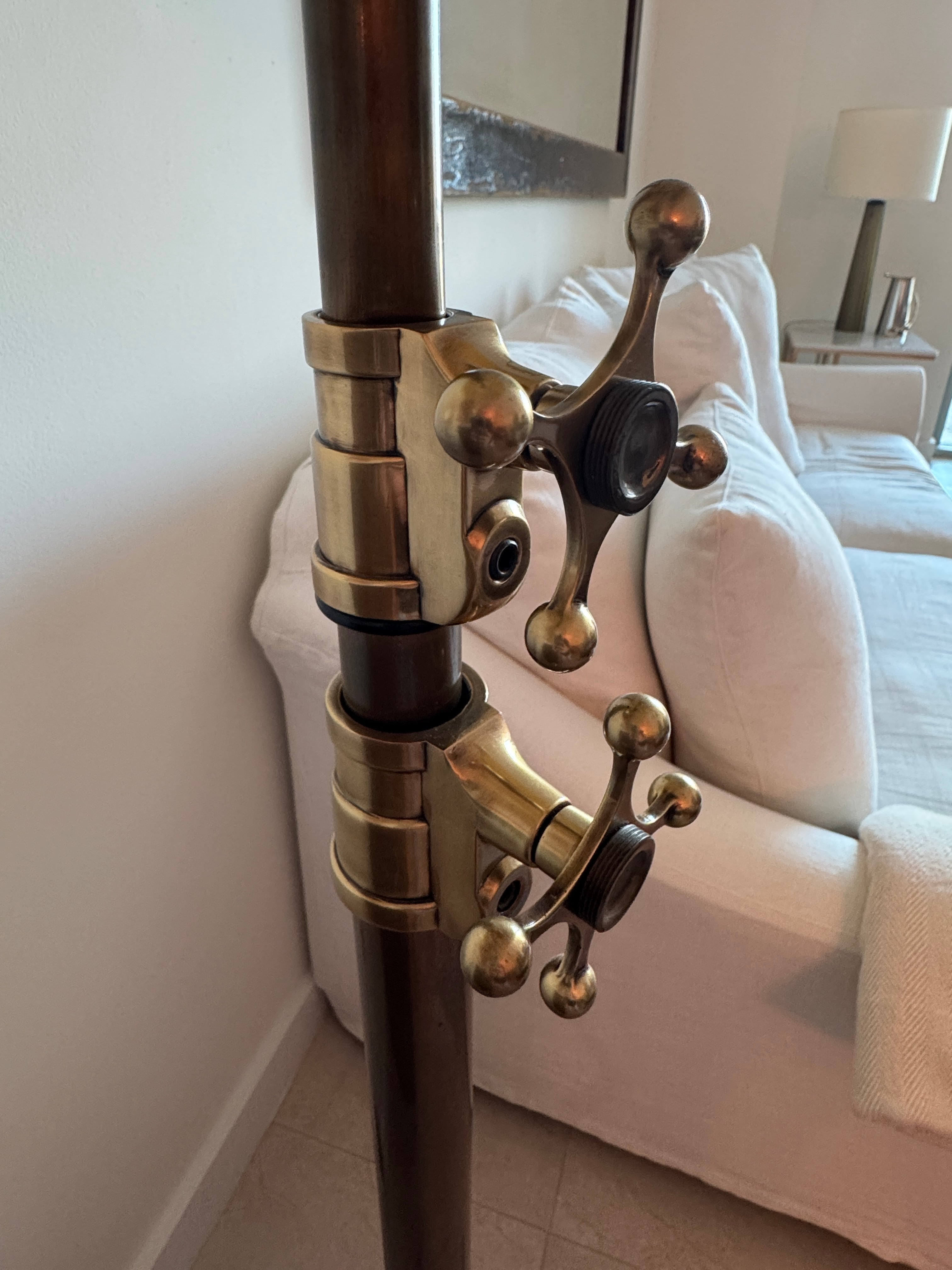 Brass Tripod Floor Lamp by Design Within Reach