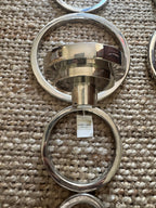 Global Views Progressive Ring Sconce - Silver Nickel Finish - Set of 2