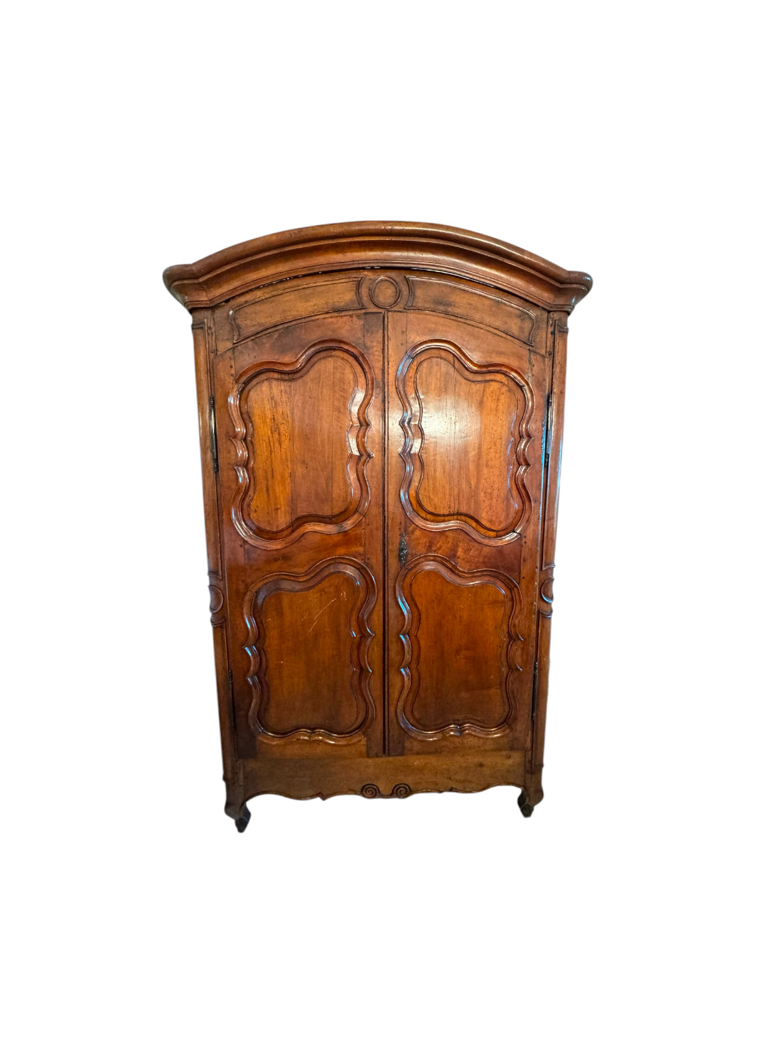 Antique 18th Century French Provincial Louis XVI Walnut Armoire