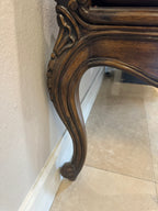 Maitland Smith Vintage Cane Bench