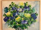 Vintage MCM Framed Floral Still Life Painting by J. Allen Boucher