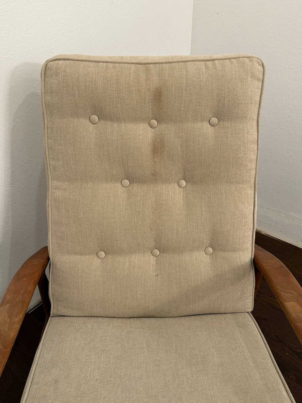 Milo Baughman for James, Inc. MCM Walnut Upholstered Recliner