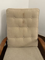 Milo Baughman for James, Inc. MCM Walnut Upholstered Recliner