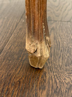 Vintage French Cane Arm Chair, Accent Chair with Removeable Seat Cushion