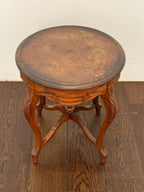 Vintage Country French Carved Side Table