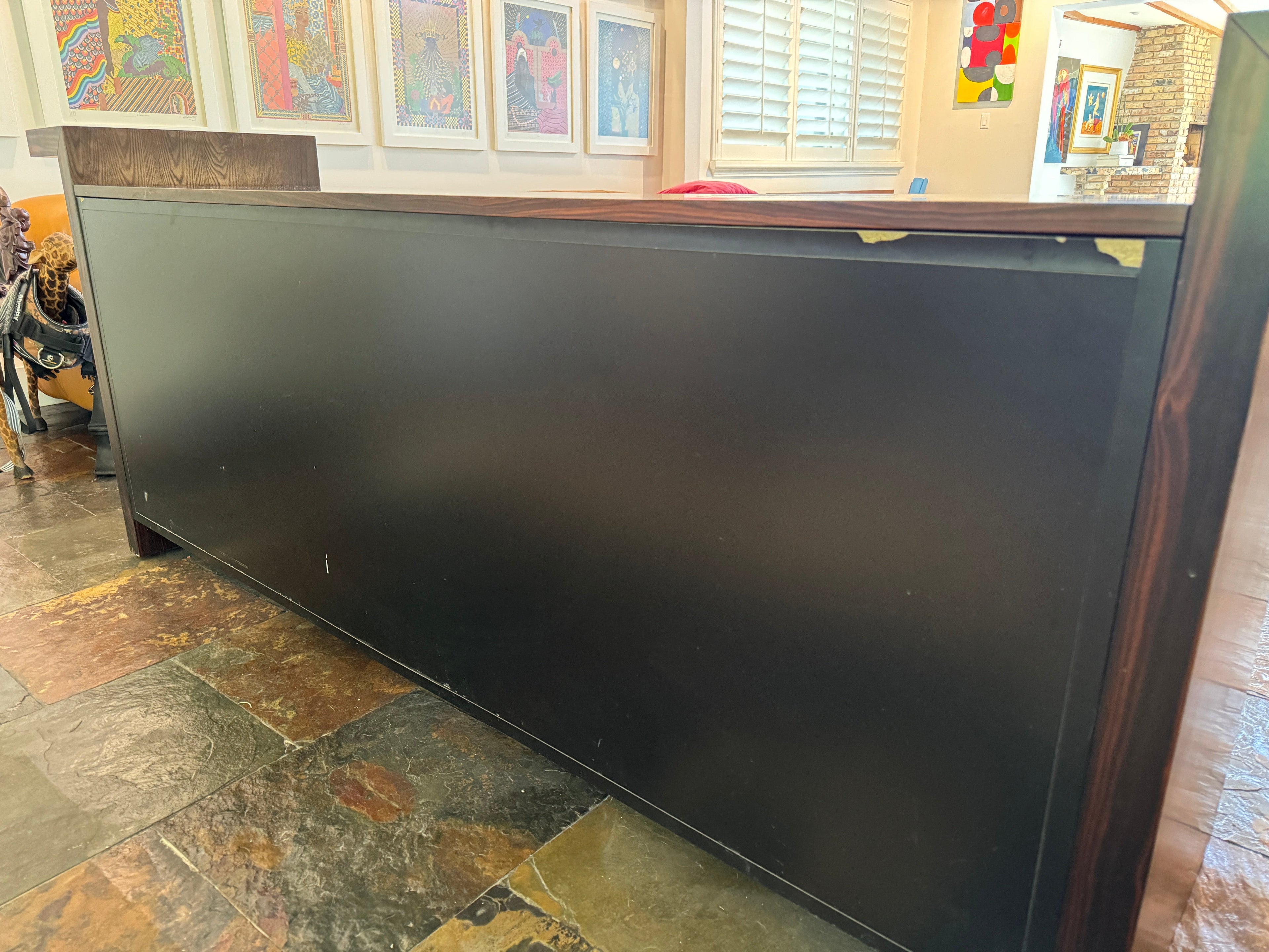 Custom Designed Cowhide Credenza / Buffet / Sideboard