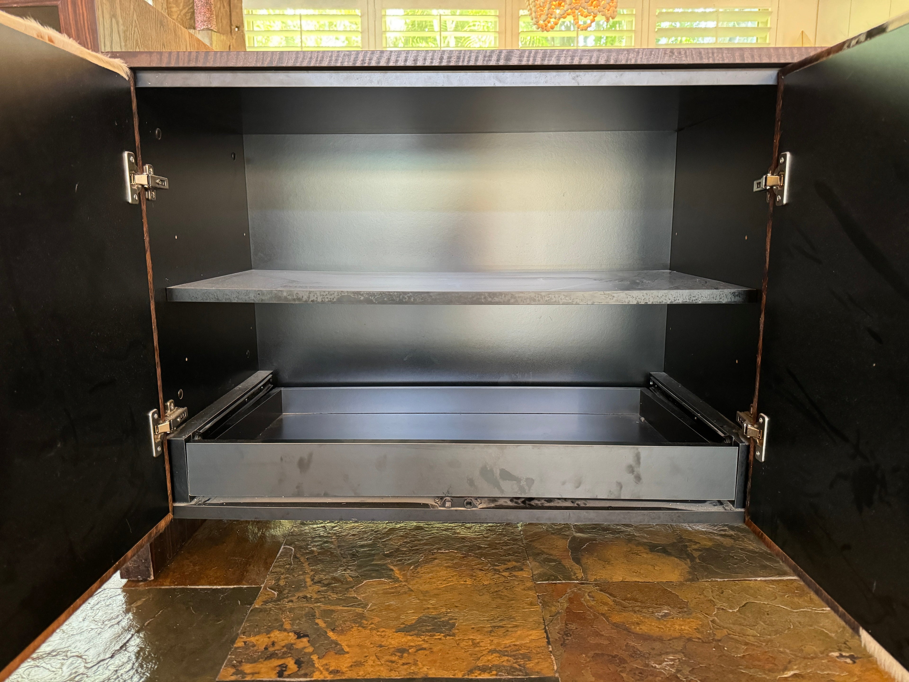 Custom Designed Cowhide Credenza / Buffet / Sideboard