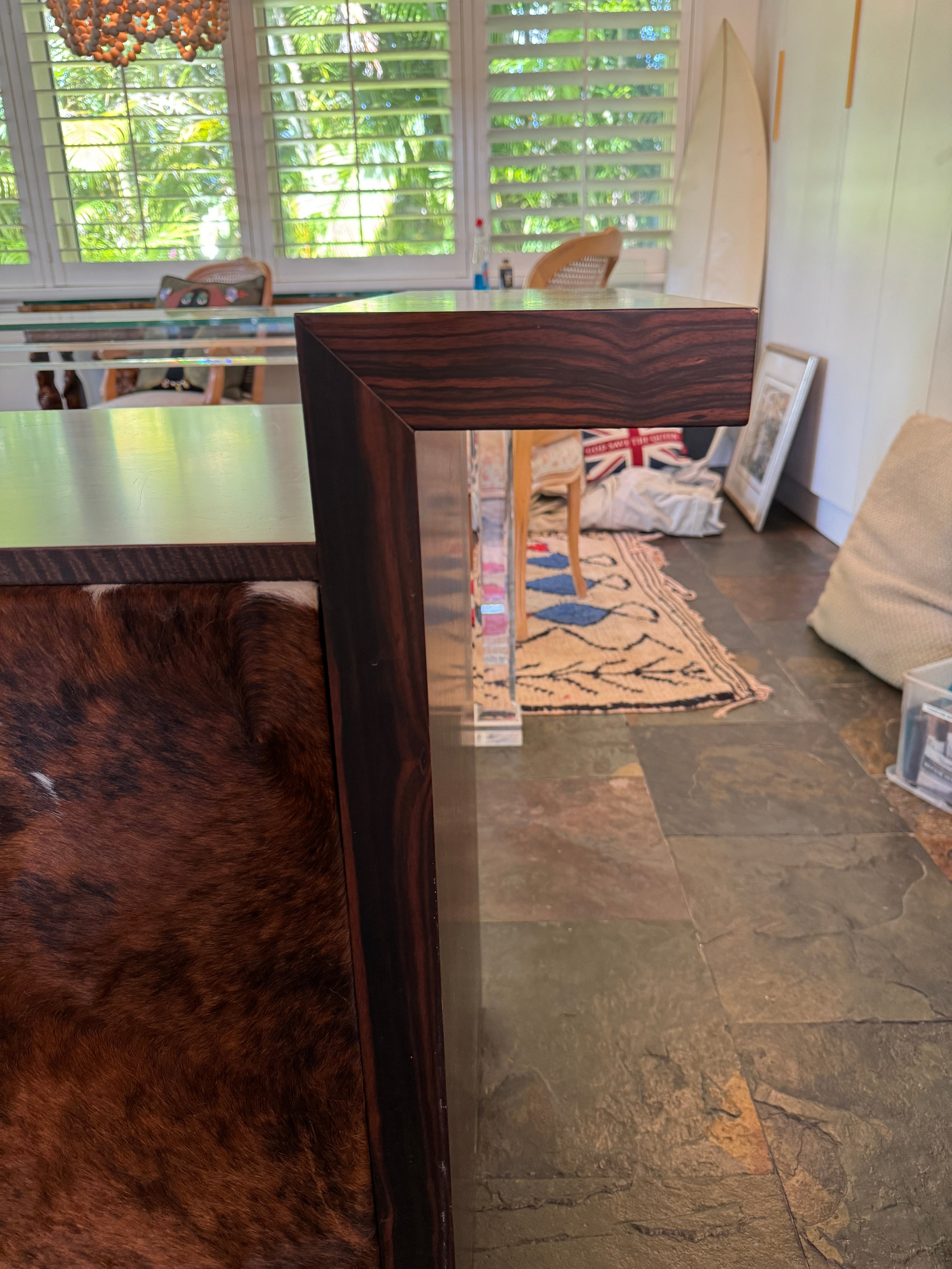 Custom Designed Cowhide Credenza / Buffet / Sideboard