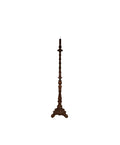 Baroque Tall Painted & Gilted Altar Candelabra Candlestick
