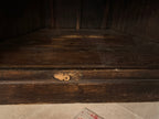 Antique Indian Teak Wood Door Corner Cabinet Armoire, TV Stand