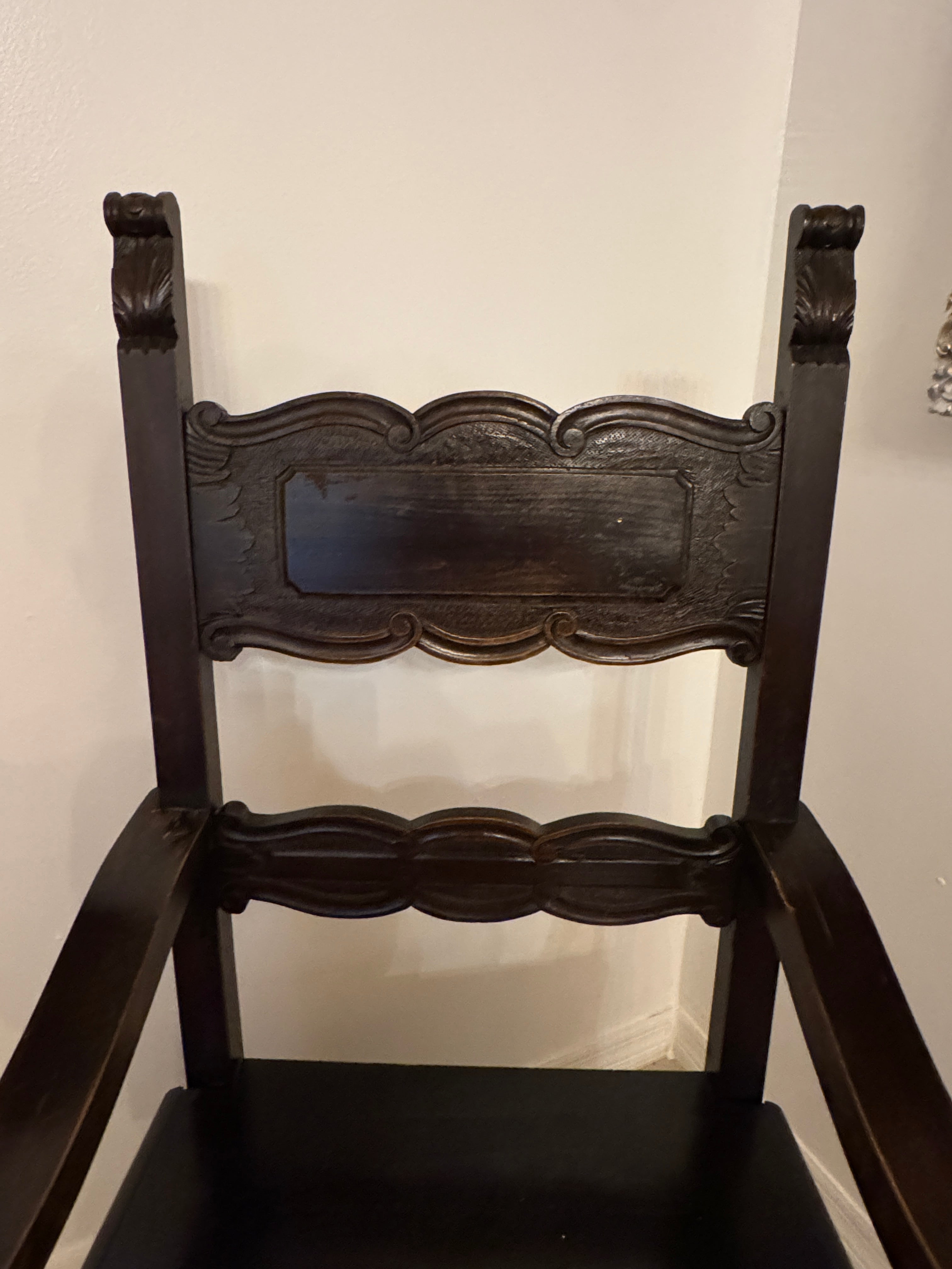 Vintage Italian Throne Chair