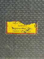 Antique 1934 Remington for Underwood Noiseless Portable Typewriter Serial #651232