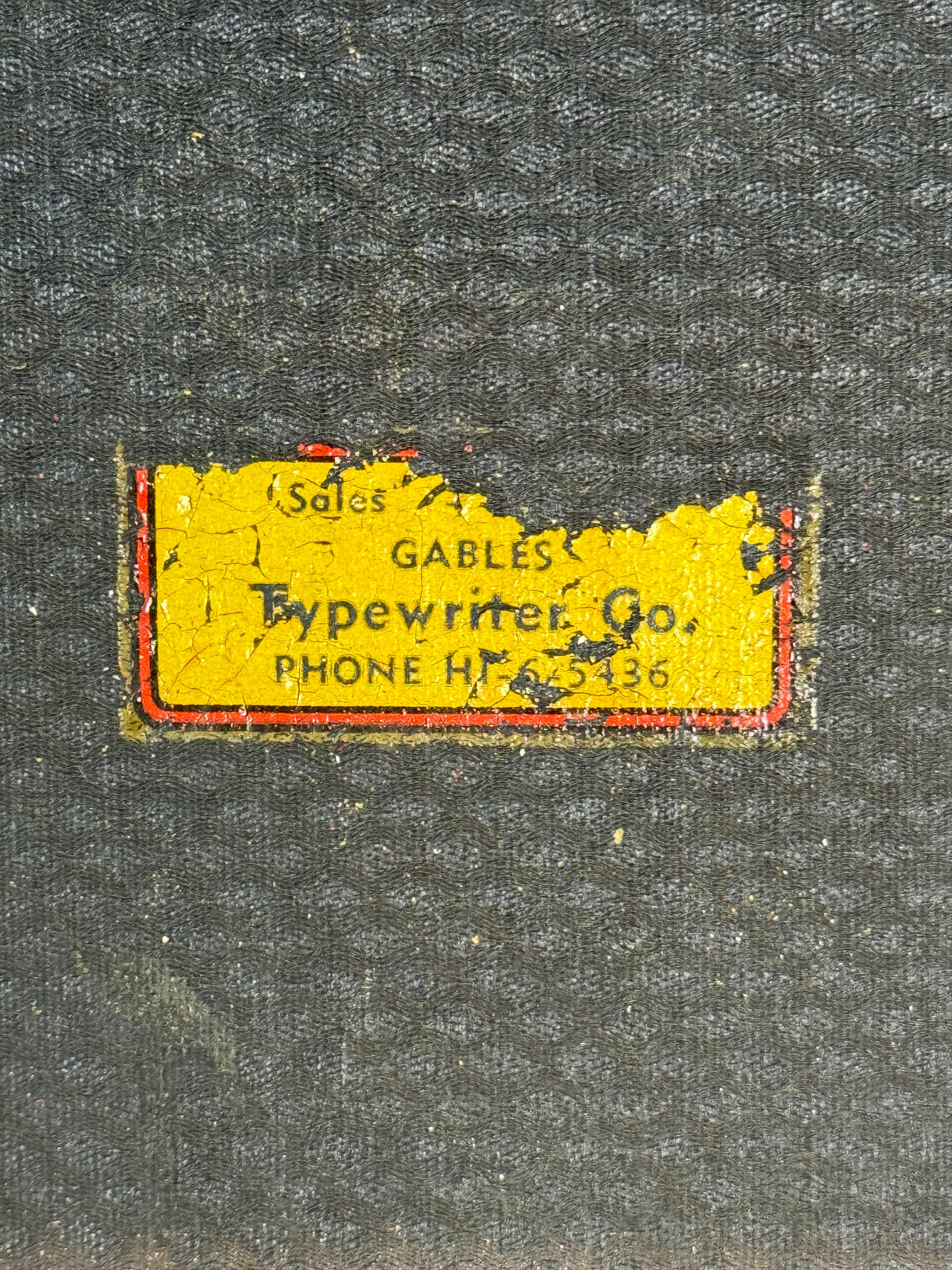 Antique 1934 Remington for Underwood Noiseless Portable Typewriter Serial #651232