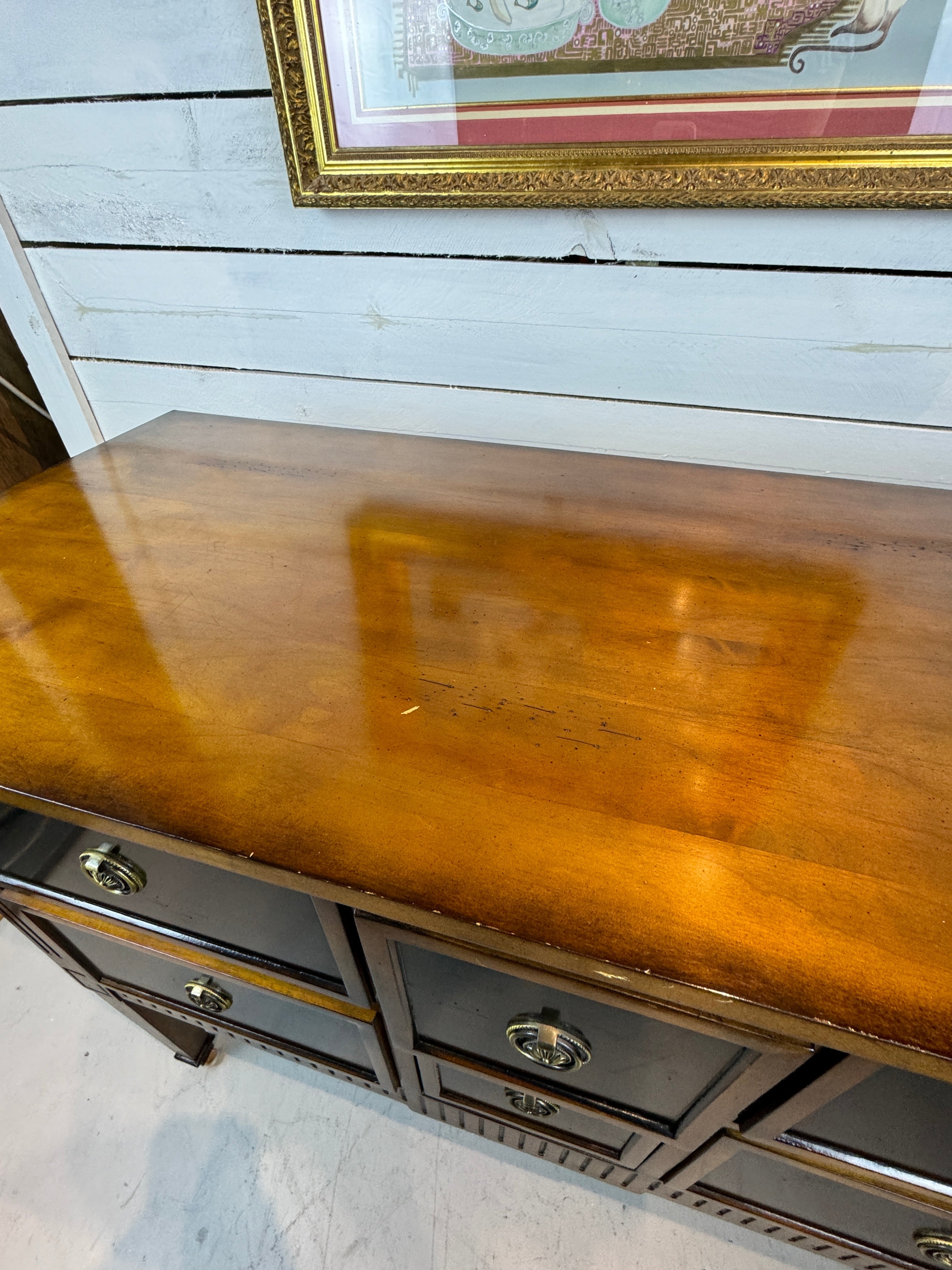 Vintage Late 20th Century French Regency Chest of Drawers/Credenza by Accents Beyond