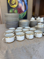 Late 20th Century Mikasa Antique Lace Fine China - 85 Pieces, 6 piece place setting