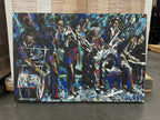 Ma Rainey and Her Georgia Jazz Band by Kent Paulette - Authentic Original Acrylic on Canvas