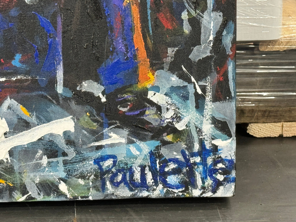 Ma Rainey and Her Georgia Jazz Band by Kent Paulette - Authentic Original Acrylic on Canvas